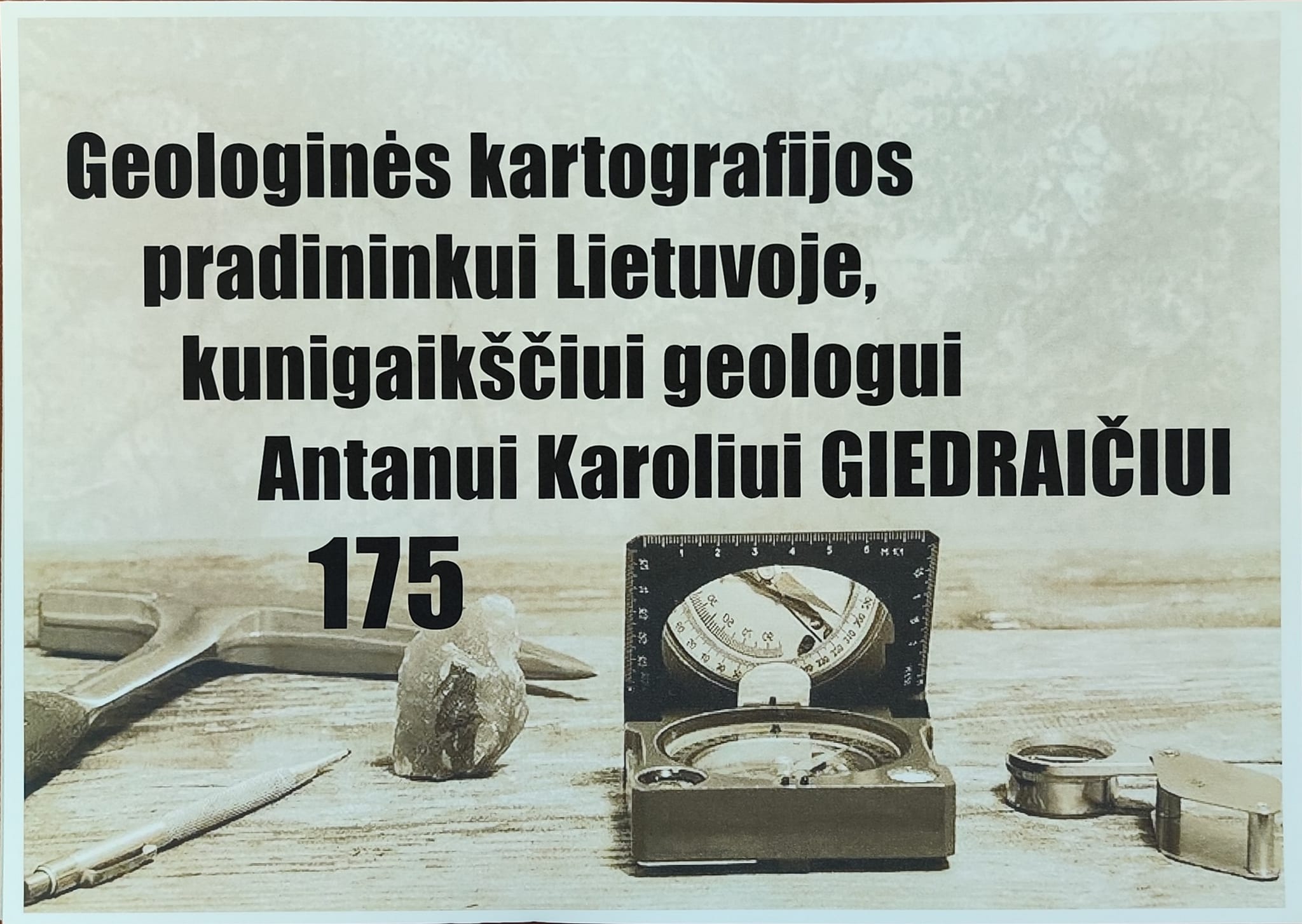 Read more about the article Paminėtas geologo kunigaikščio Antano Karolio Giedraičio 175 – metis