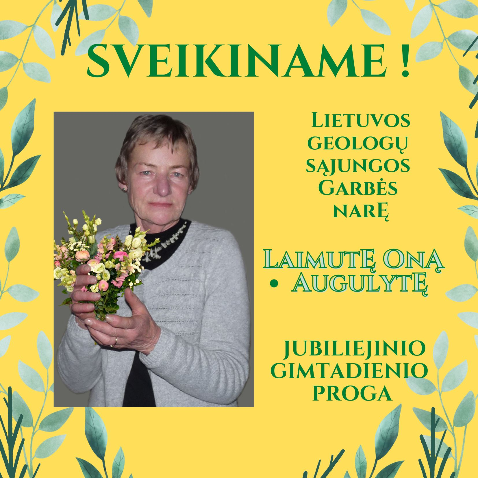 Read more about the article Sveikiname LGS narę Laimutę Oną Augulytę!
